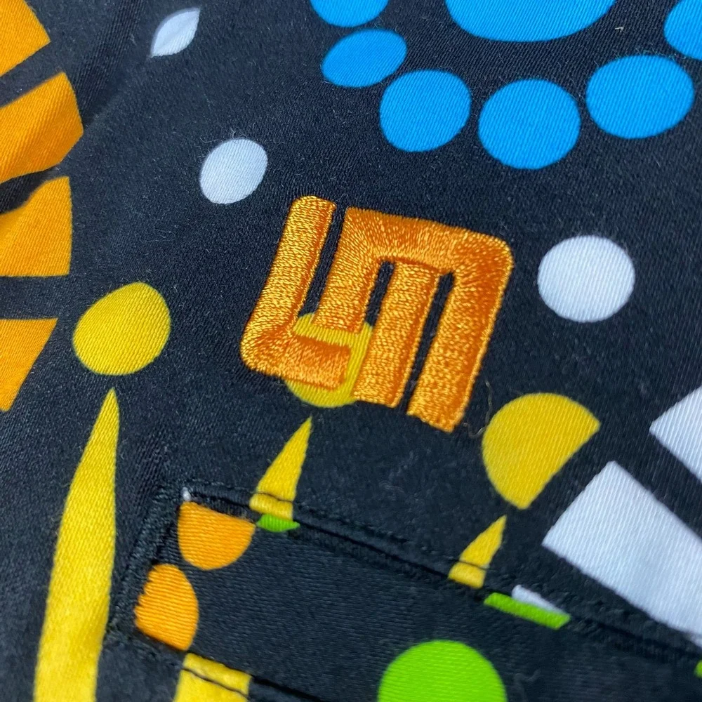 Loudmouth mens Golf Shorts 38 Ferris Wheel Multi Color Stretch Tech graphic 11